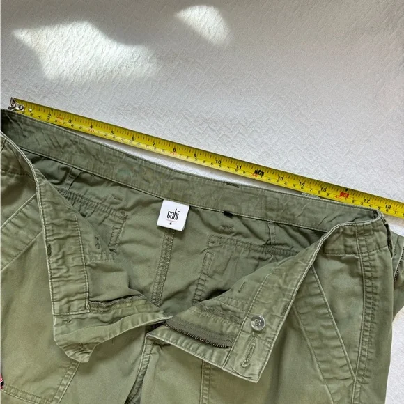 CAbi Olive Green Ankle Cargo Pants - Picture 2 of 12